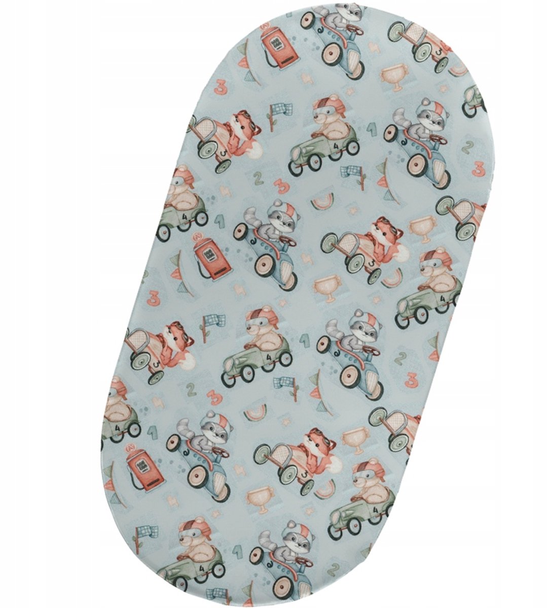 Hoeslaken wieg/kinderwagen 38x80 cm, 100% katoen, Nederlands product