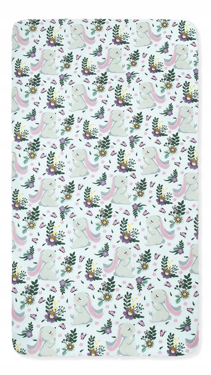 Hoeslaken 180x90 cm met elastiek, 100% katoen