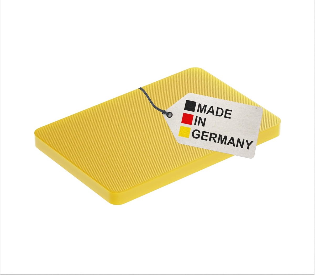 BAUHELD® Universal Pads, 60 x 40 x 4 mm, Pack of 100, Yellow Plastic Pads, Made in Germany, Suitable as Spacers - ShopVlot