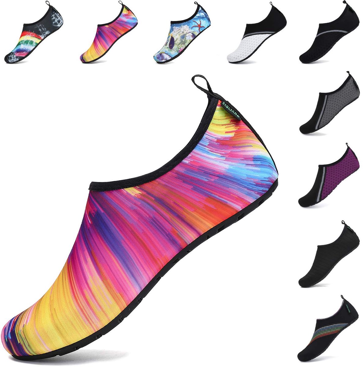 Badschoenen unisex 38/39 EU - sneldrogend - meerkleurig - ideaal voor buitenactiviteiten - ShopVlot