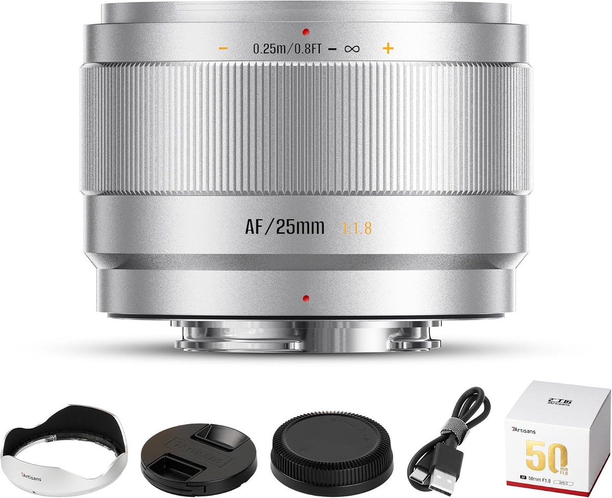 35mm camera lens F1.8 - APS-C frame - grote diafragma - ideaal voor straatfotografie - ShopVlot