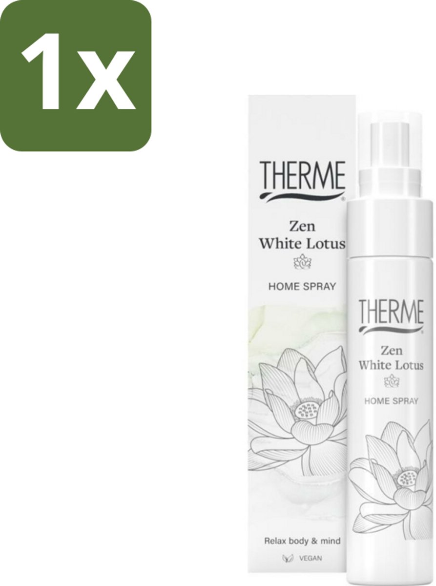 Therme - Zen White Lotus - Interieurspray - Langdurige Geur - Aromatisch - 60ml - 1 stuk