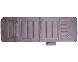 Lanaform - Massage Mattress - Elektrische Massagemat - 4 Vibratiezones En 2 Verwarmingszones - 5 Programma’s – 3 Intensiteiten - Voor Het Hele Lichaam - Ontspanning Thuis - Bank – Fauteuil – Bed