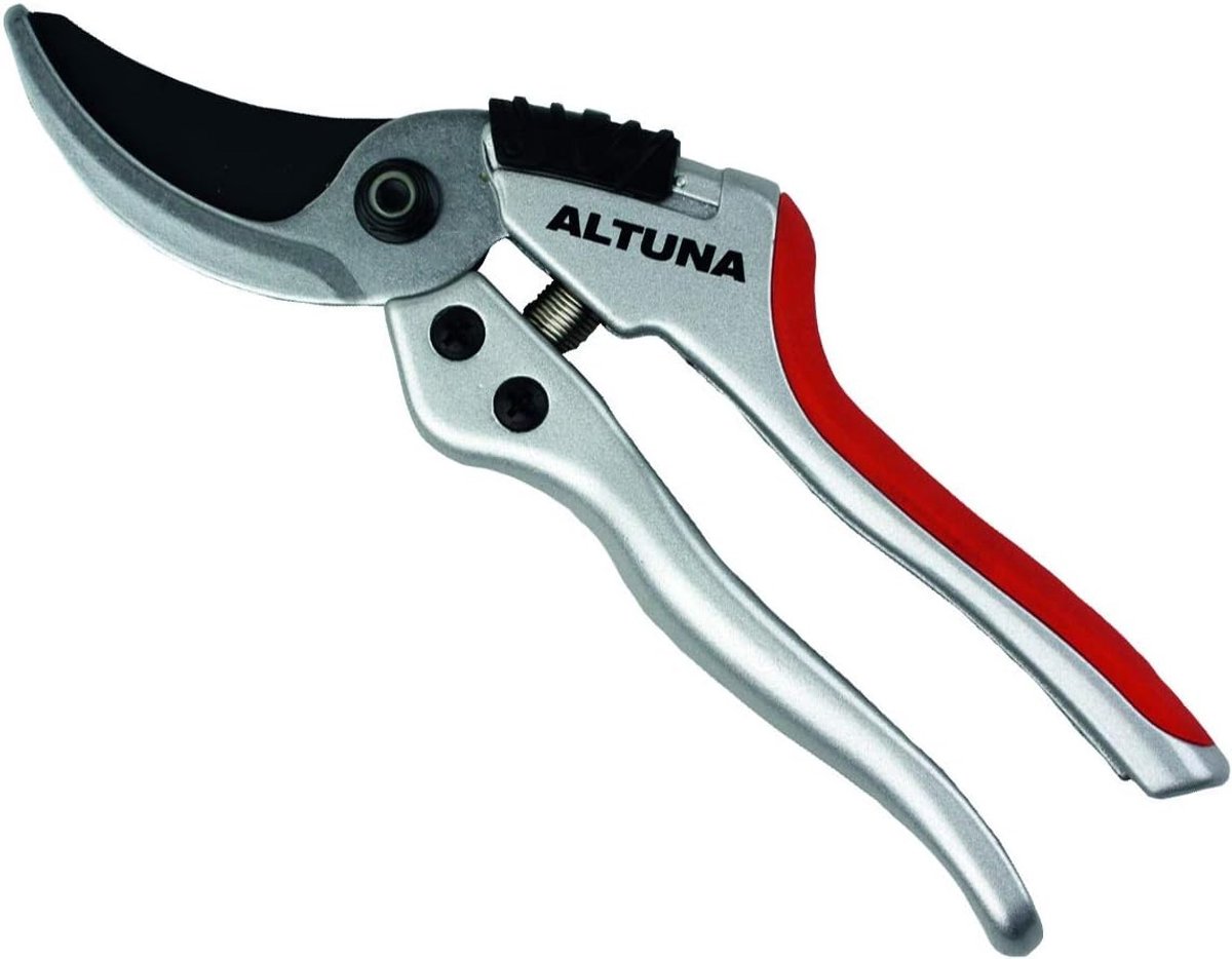 Knipschaar tuin - Aluminium - 21 cm - Ergonomische gebogen snijkop - Voor precisiewerk in de tuin