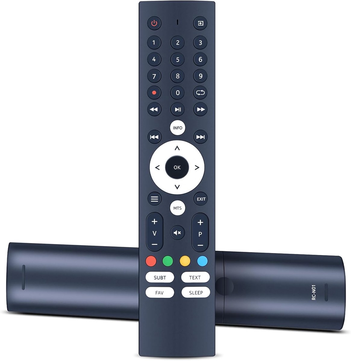 Nieuwe RC-N01 afstandsbediening geschikt voor Smart Tech TV 22FN01V 22FN01V 24HN01V3 24HN01V3CA 32HN01V3 40FN01V3 - ShopVlot