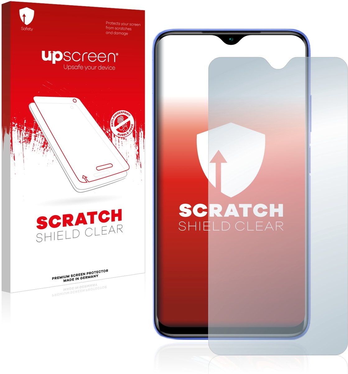 upscreen - Screenprotector voor Xiaomi Redmi 9T - Folie Beschermfolie transparant