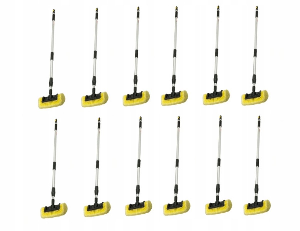 Telescoop Wasborstel Auto 150-260cm - Set van 12