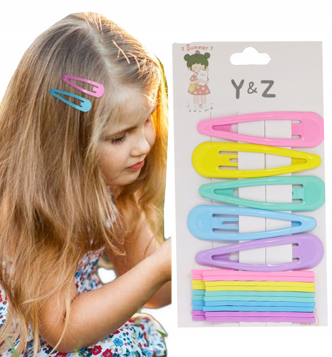 Regenboog Haarspeldjes & Schuifspeldjes voor Kinderen - 15 stuks
