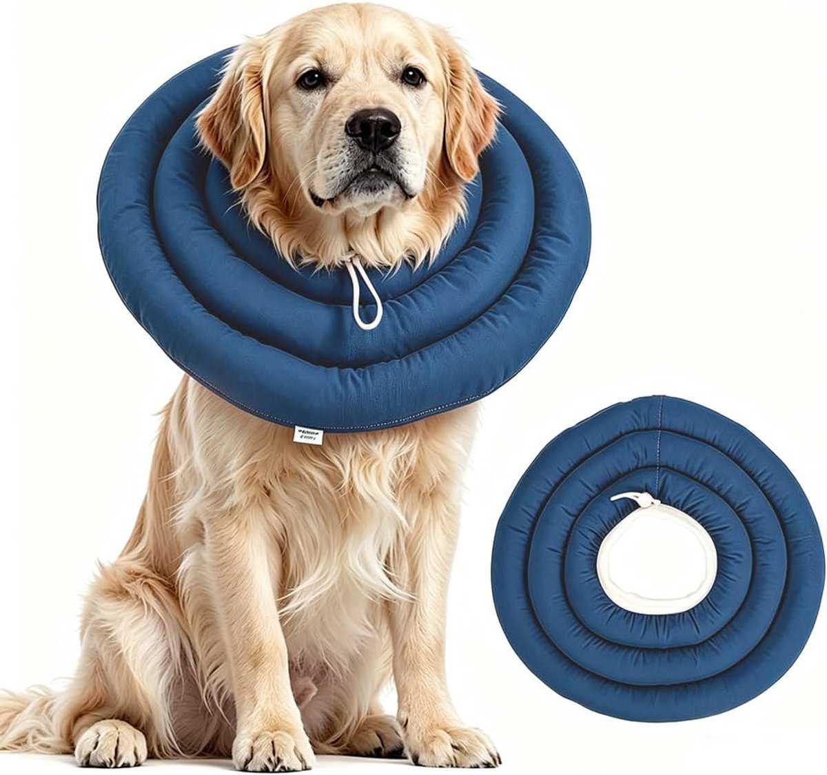 Hondenhalsband Waterproof XXL - Verstelbaar en zacht - Herstelhalsband - Comfortabel en veilig voor huisdieren - ShopVlot