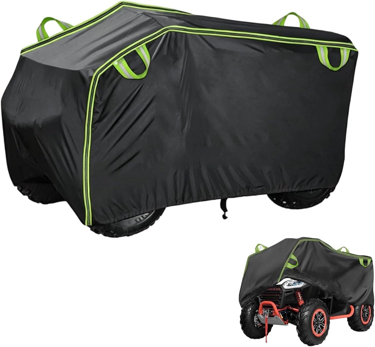 Quad-afdekzeil groot formaat - 210D Oxford - waterdicht - bescherming tegen alle weersomstandigheden - ShopVlot