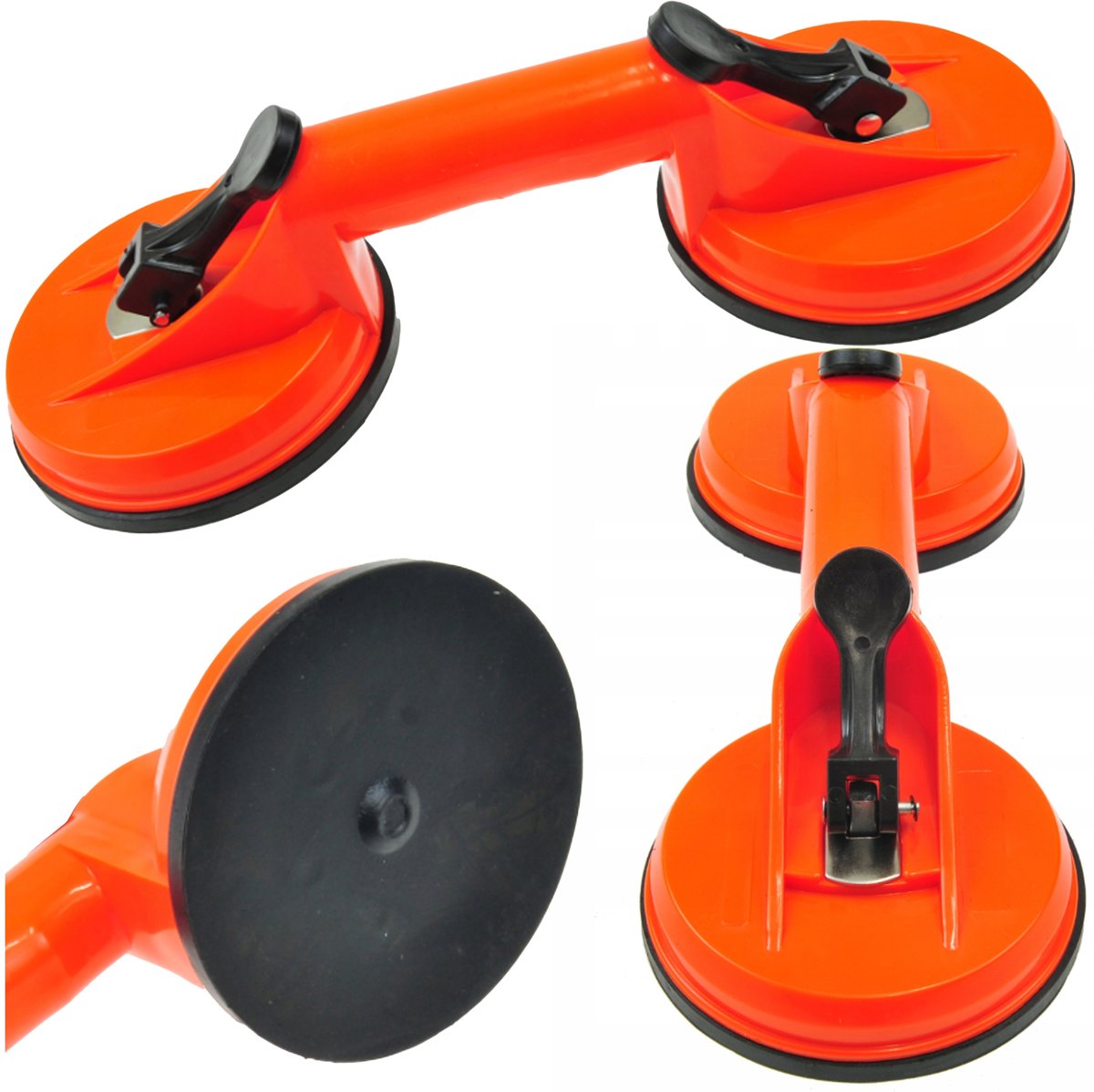 Dubbele Glaszuignap - Krachtige Zuignap voor Tegels & Glas (100kg)