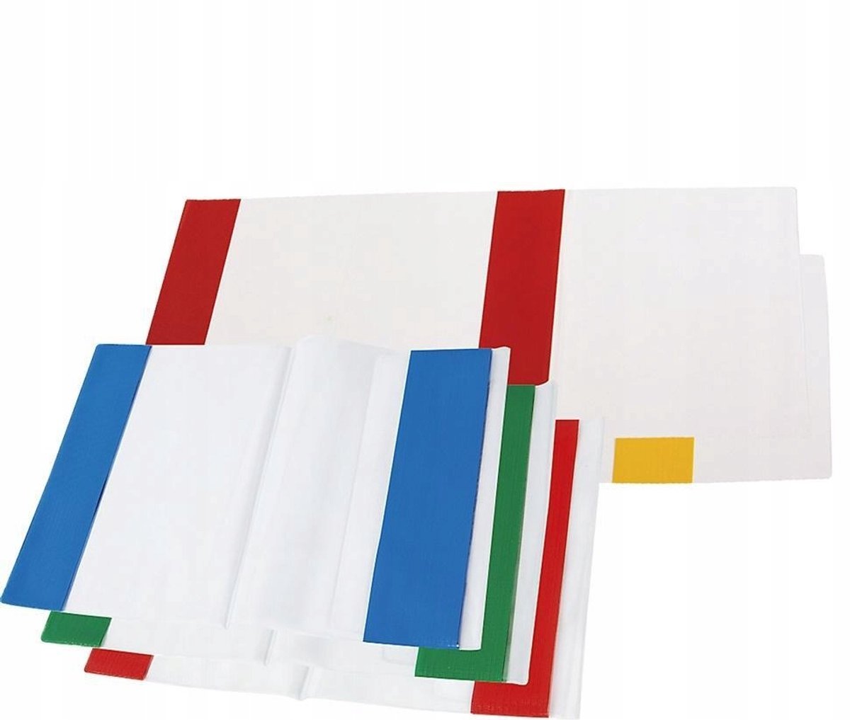 A5 PVC Notitieboekhoezen, Verstelbaar, Mix (5 stuks)