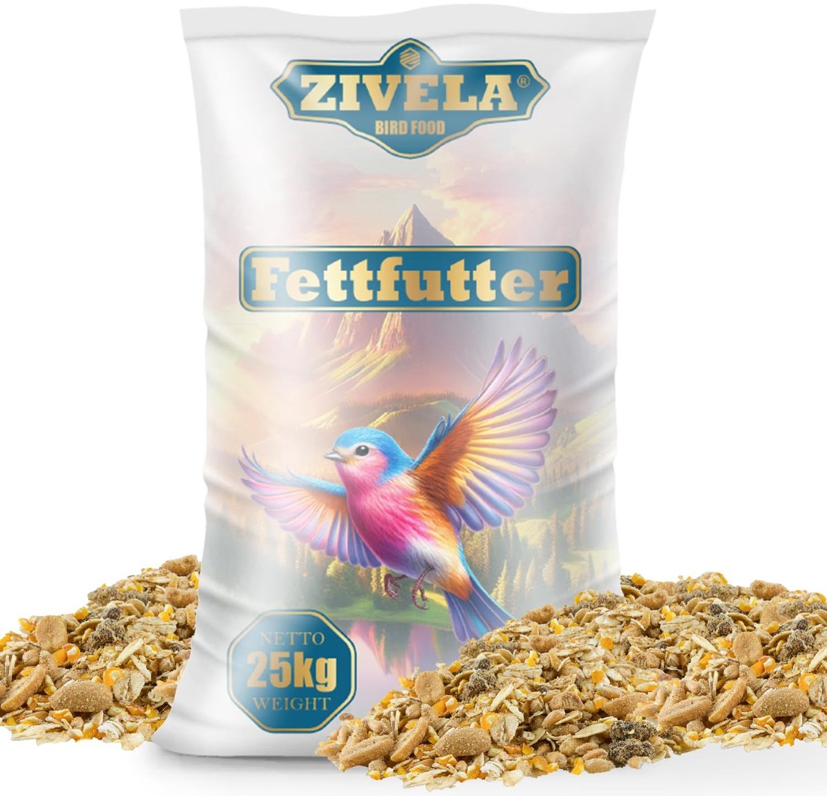 Solidchoice - Vetvoer voor Wilde Vogels, 25 kg Mengvoer