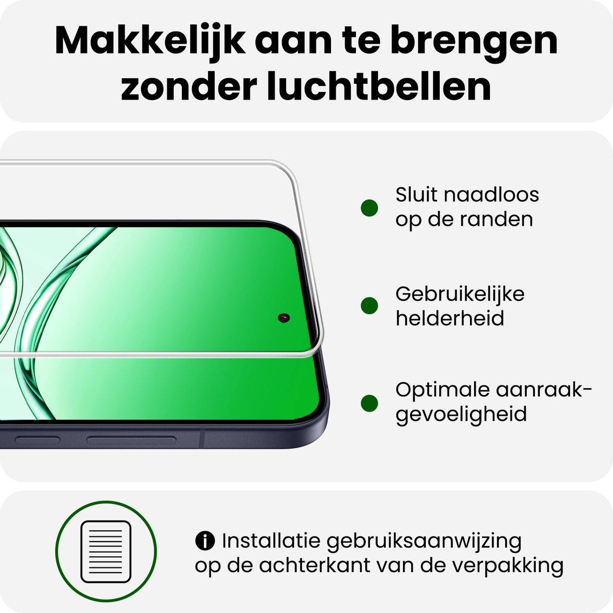 Screenprotector - 2 Stuks Geschikt voor OPPO A5 Pro - Extra Sterk - Beschermglas - Gehard Glas - Tempered Glass - Screen Protector