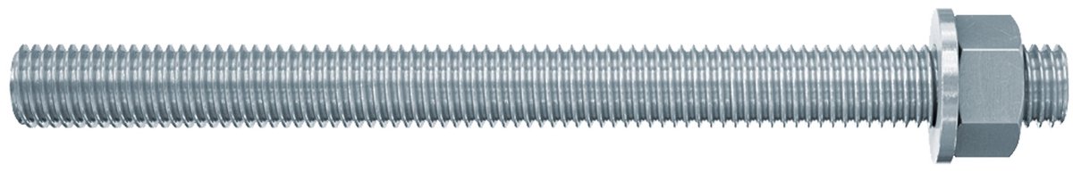 Fischer 10x Ankerstang FIS A M 8 x 175 mm galvanisch verzinkt staalkwaliteit 5.8 - 90277