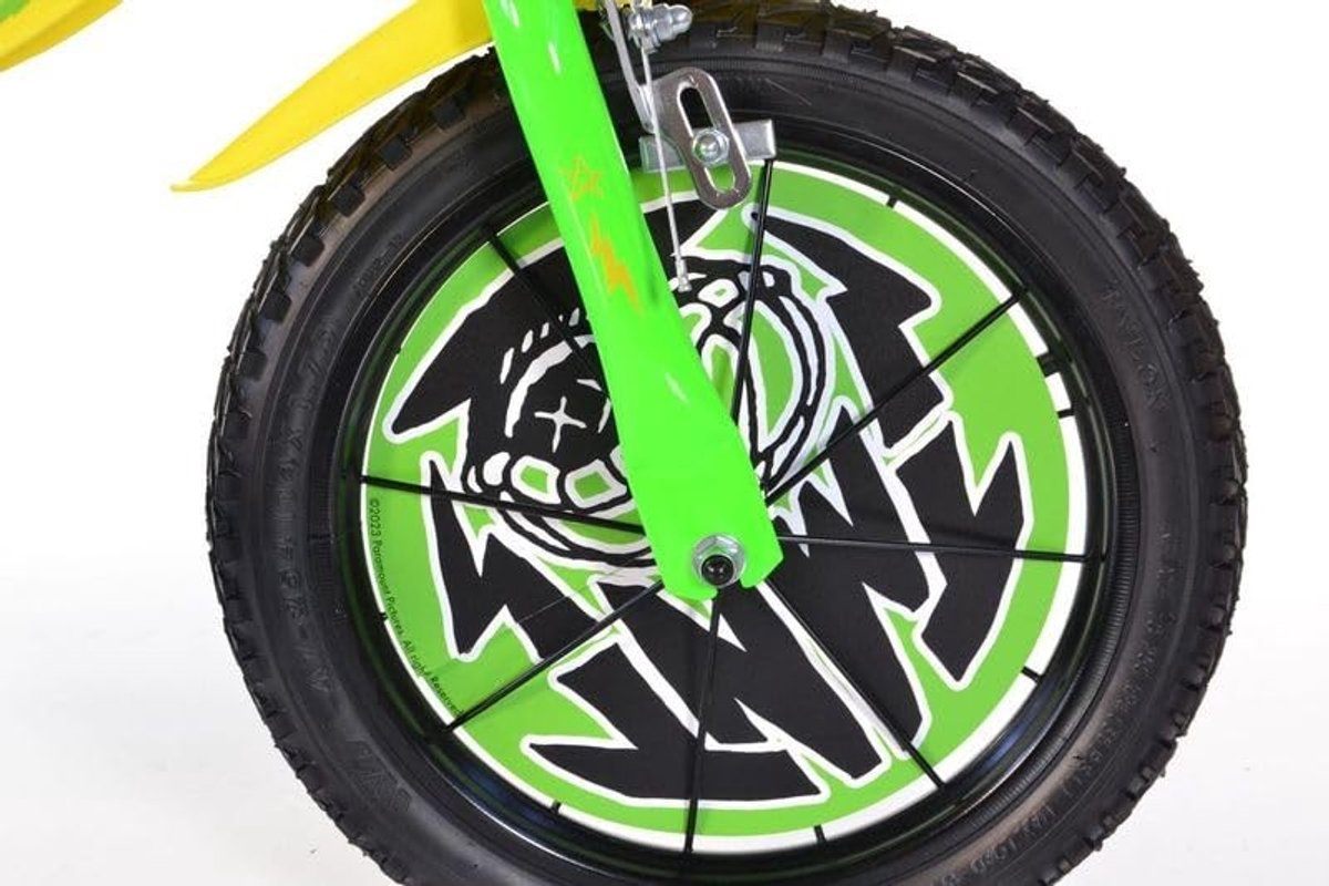 Solidchoice - Uniseks Kinderfiets van 16 Inch met Stabilizers en Drinkfles
