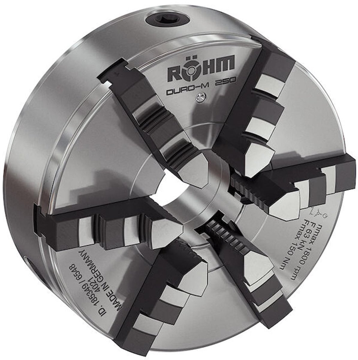 Röhm Planspiralchuck Duro-M 200/6 Cilindrische opname (DIN 6350 vorm A) Boor- en draaibekken - 185348