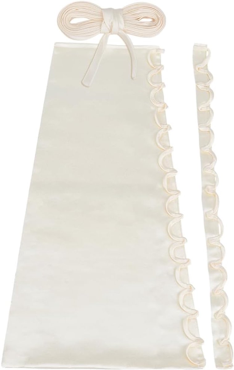 1 Set Wedding Dress Zipper Replacement Adjustable Satin Corset Back Kit Lace Up for Wedding Dress - ShopVlot