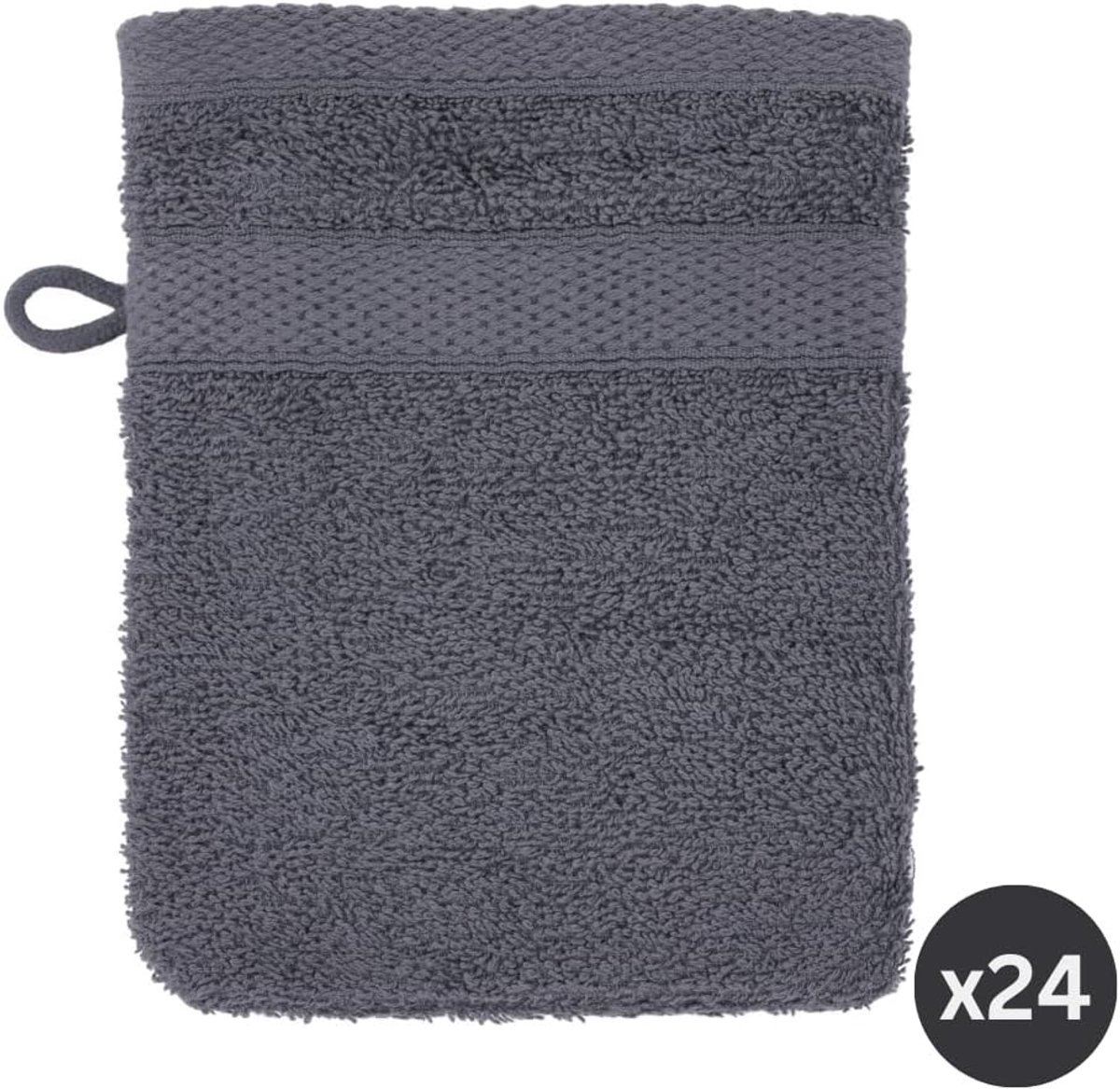 TISECO HOME STUDIO - Washcloth RIVA - SET/24-100% cotton - 450 g/m² - with hanging loop - 100% cotton - ShopVlot