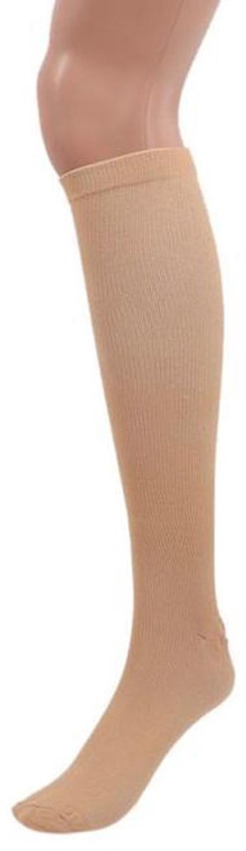 Okado Compressiesokken – 1 Paar – Lichtbruin – Maat 39-45