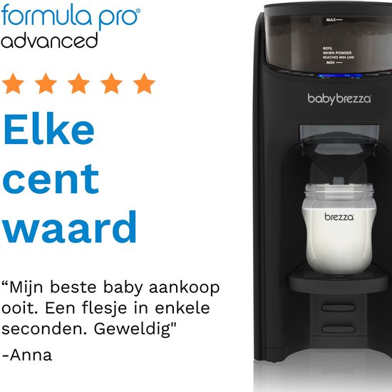 Baby Brezza Flessenmaker Formula Pro Advanced Black (model 2024) van Baby Brezza — afbeelding 5