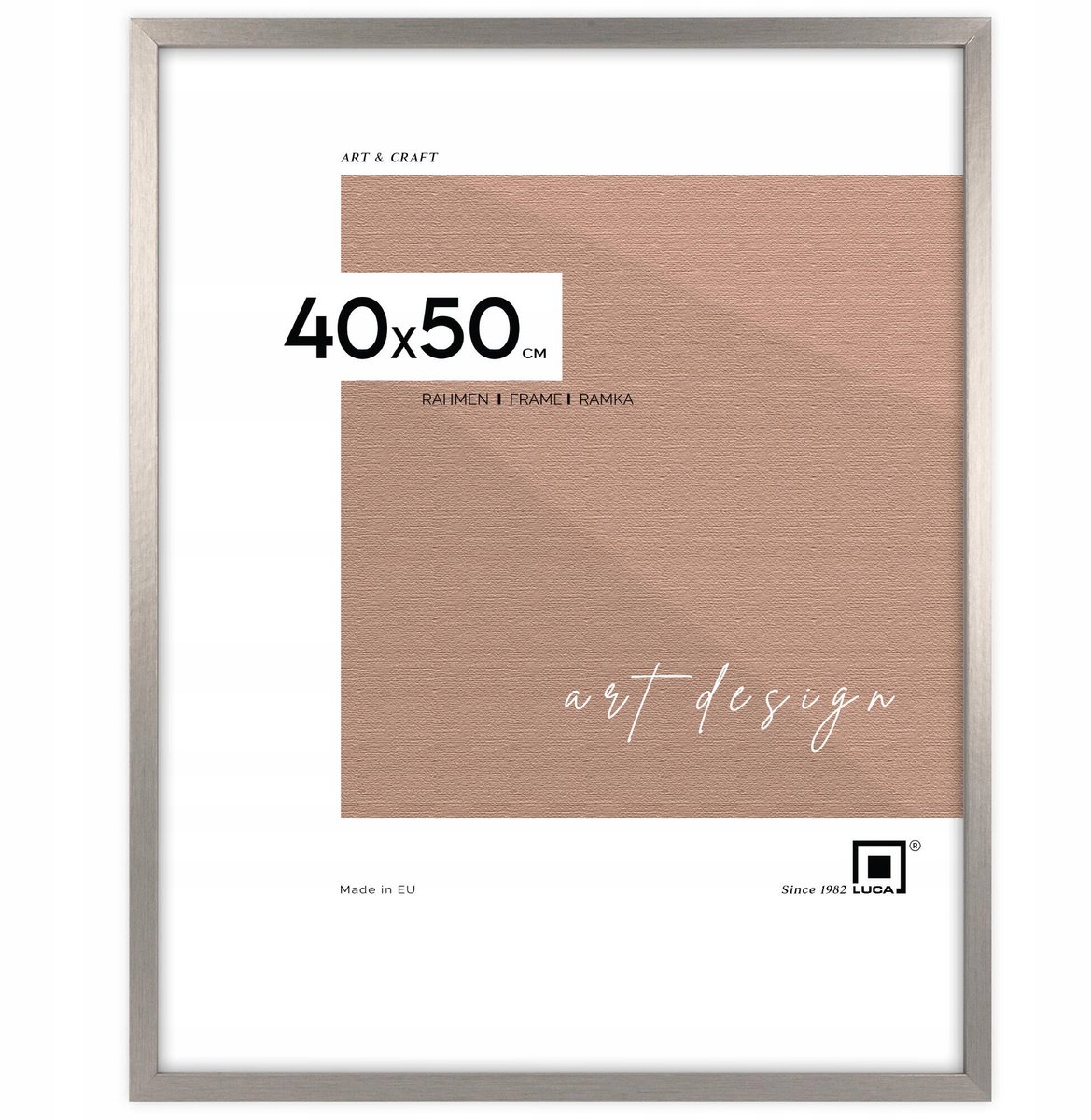 Zilveren Fotolijst 40x50 cm - Elegante Decoratie