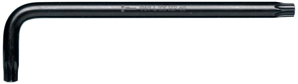 Wera blacklaser stiftsleutel met vasthoudfunctie - torx - t10 x 85mm