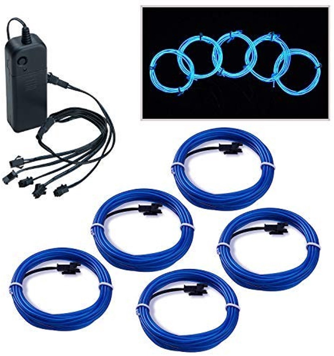 Solidchoice - Neon Verlichtingsset met Draagbare Batterij