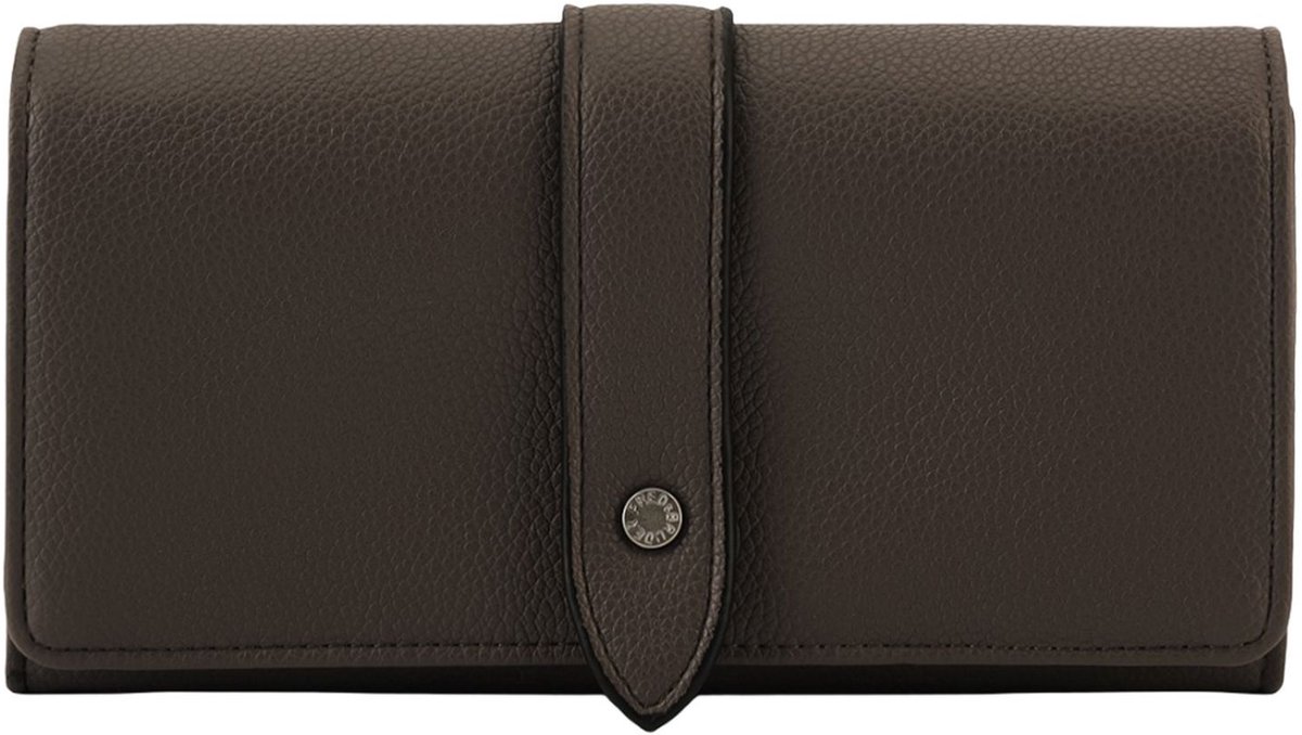 FREDsBRUDER portemonnee My Bestie Collection Flap Wallet Dark Brown donkerbruin