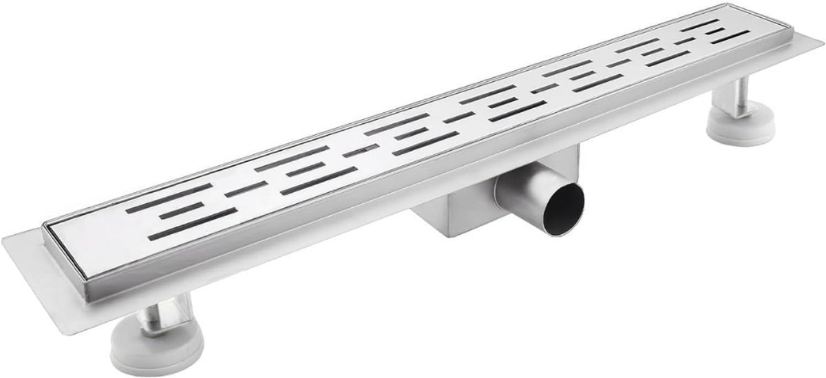 ZRNS® Douche Afvoer Rooster Lang - Afvoerputje Roestvrijstaal - Douchegoot 60 cm - RVS - Anti Geur - Complete Set