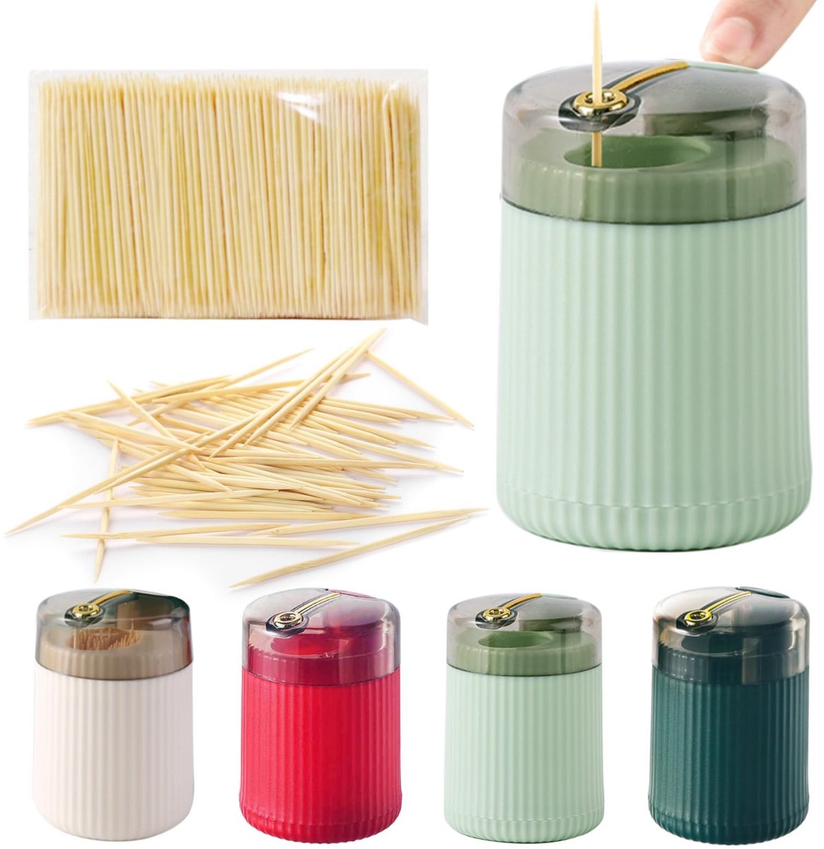Solidchoice - Creatieve Pop-up Automatische Tandenstokerdispenser