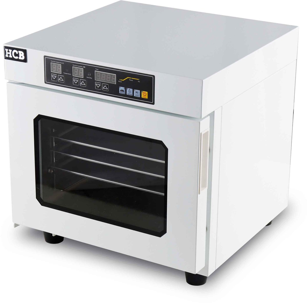 HCB® - Professionele Rijskast voor deeg 49 x 51 cm 230V - instelbare vochtigheidsgraad en timer - Bakkerij rijskastje - 43 kg - 2804