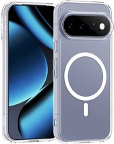 imoshion Hoesje - Geschikt voor Google Pixel 11 Pro - Protective Backcover met Magnetische Ring - Transparant