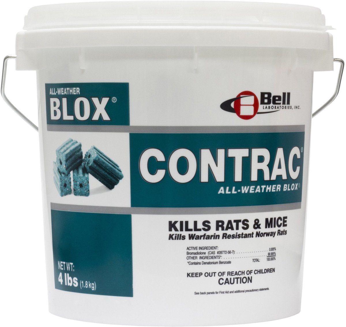 Solidchoice - Rodenticide Blokken 4x 4 lbs