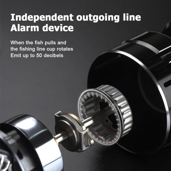 Solidchoice - Aluminium Visserij Reel met Krachtige Rem van Solidchoice — afbeelding 4