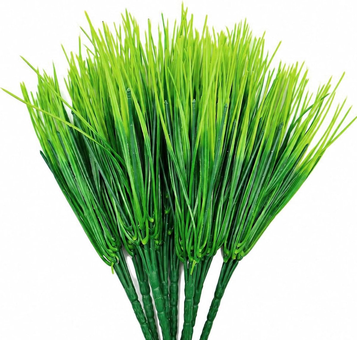 DCHR Kunstgras van kunststof, tarwekruiden, planten, 28 cm, kunstplanten, groene bladeren, decoratieve decoratie voor - ShopVlot