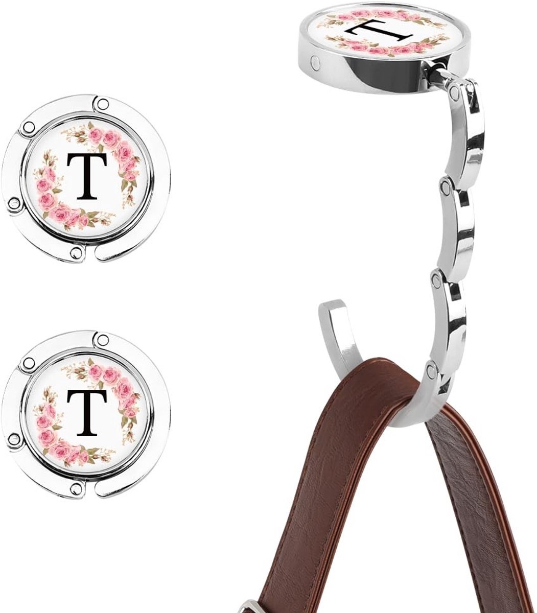 Solidchoice - 2 Stuks Persoonlijke Handtas Hangers met Letters