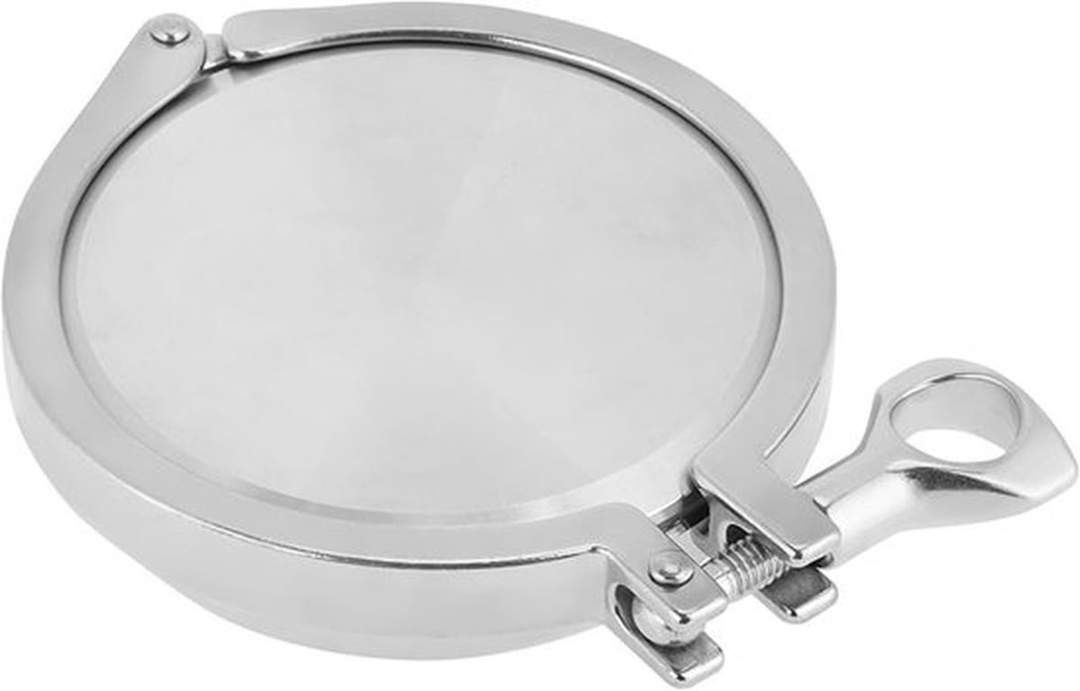 Tri Clamp Ferrule Set voor RVS Sanitaire Pijpfittingen met 102mm Eindkappen, Lasmof, Klem en Pakking voor Machinebouwers en Industriële Toepassingen