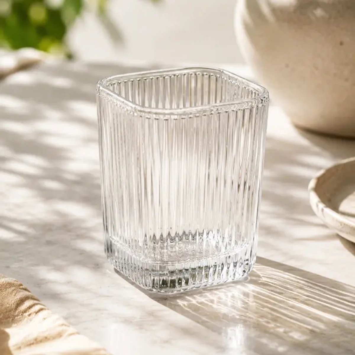 Glazenset – Line Square – 200 ml per glas – 6-delig – vaatwasserbestendig