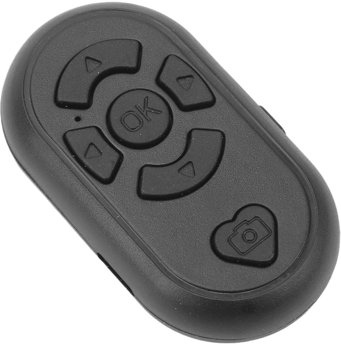 Solidchoice - Afstandsbediening - Bluetooth-pagineturner - Draadloze camera-afstandsbediening - Zwart - Selfie-knop - Geschikt voor mobiele telefoons e...