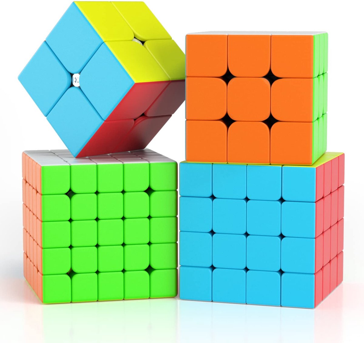 Solidchoice - Speed Cube Set 2x2 3x3 4x4 5x5 voor Kinderen