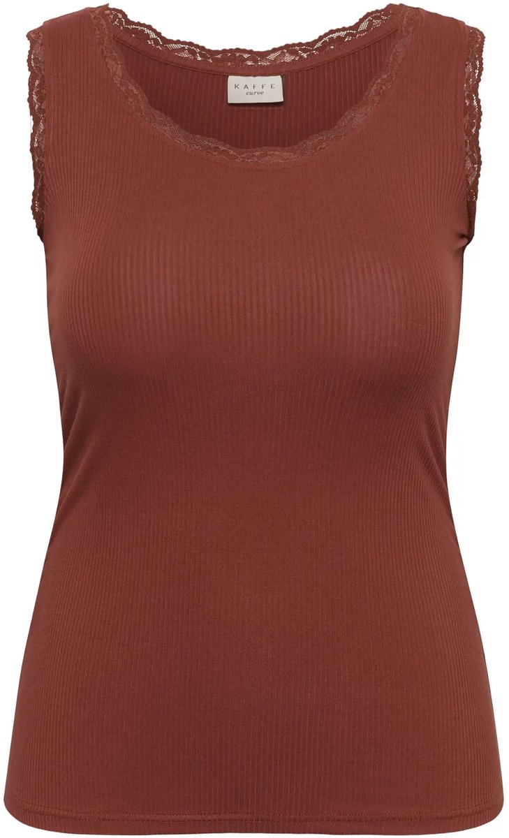 T-shirt dames KAFFE Curve KComia