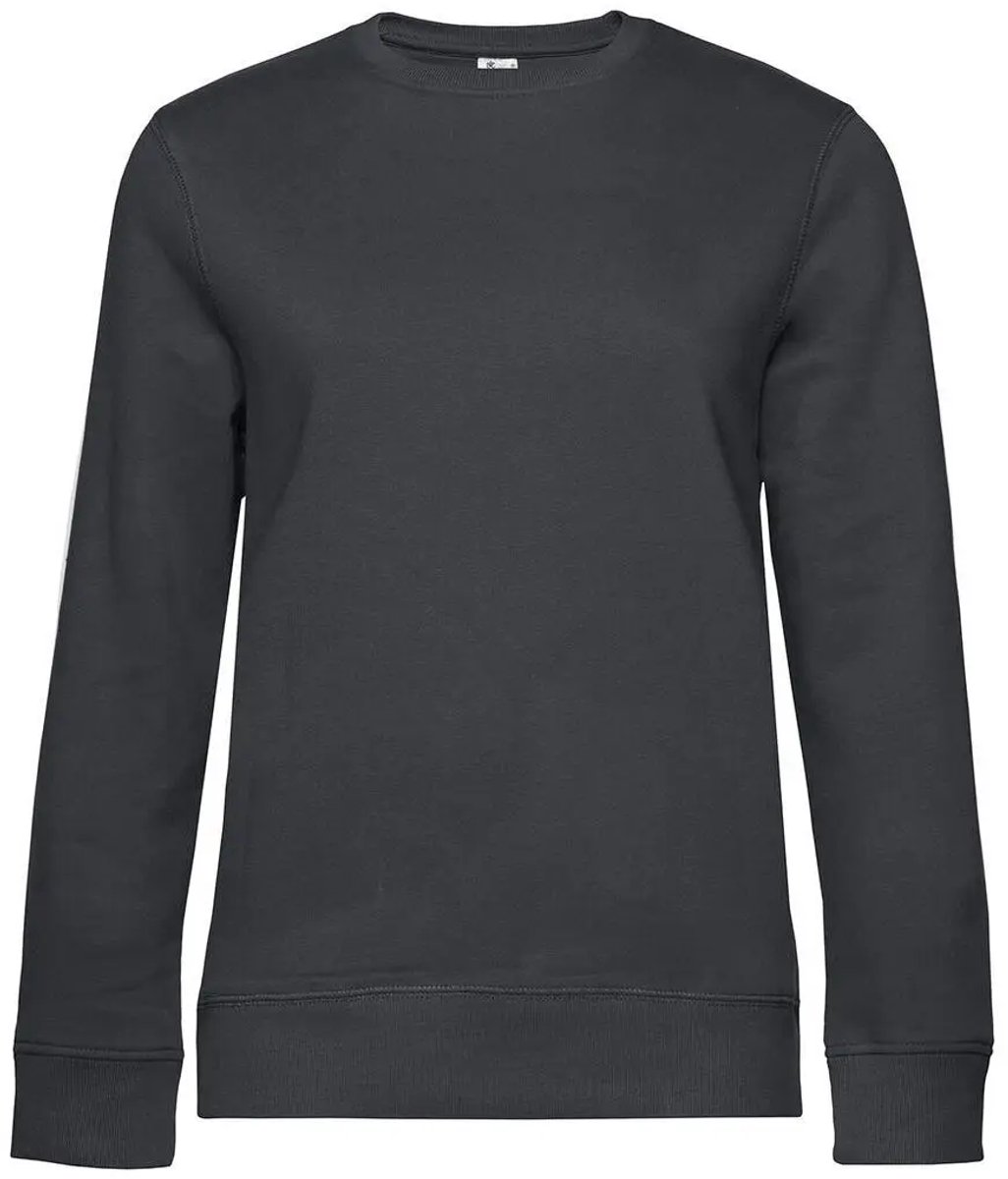 Dames sweatshirt met ronde hals B&C Queen
