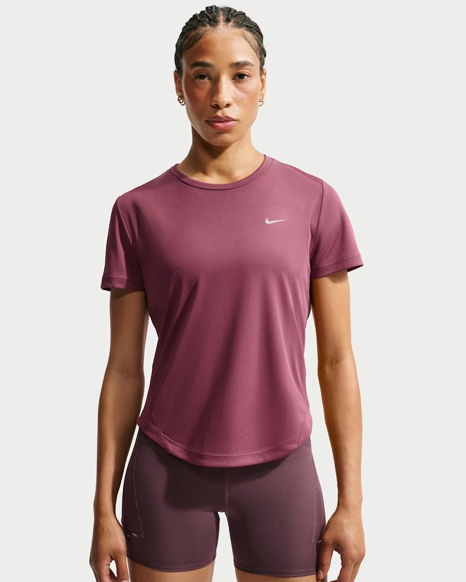 Tempo women’ dri-fit short-sl Hardloop t-shirt korte mouw zomer dames Rood