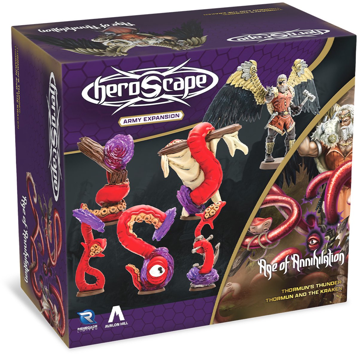 Heroscape Age of Annhilation Thormun and Kraken - Bordspel uitbreiding - Engels