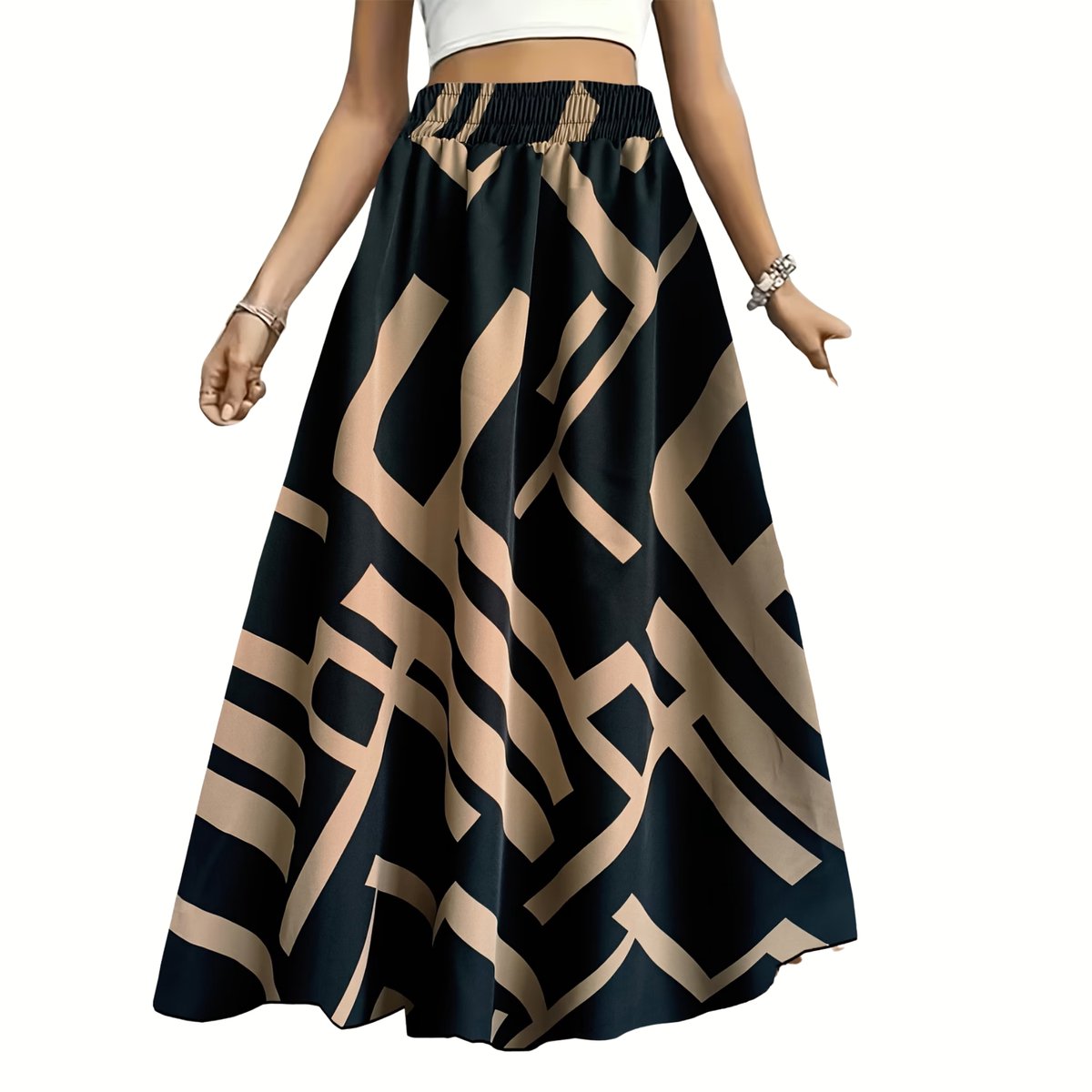 Currero Broekrok Dames Skort Skirts Skirt Rok Midi Korte Broek Culotte Wandelrok Rokje Legging 3 Gemengde Kleur