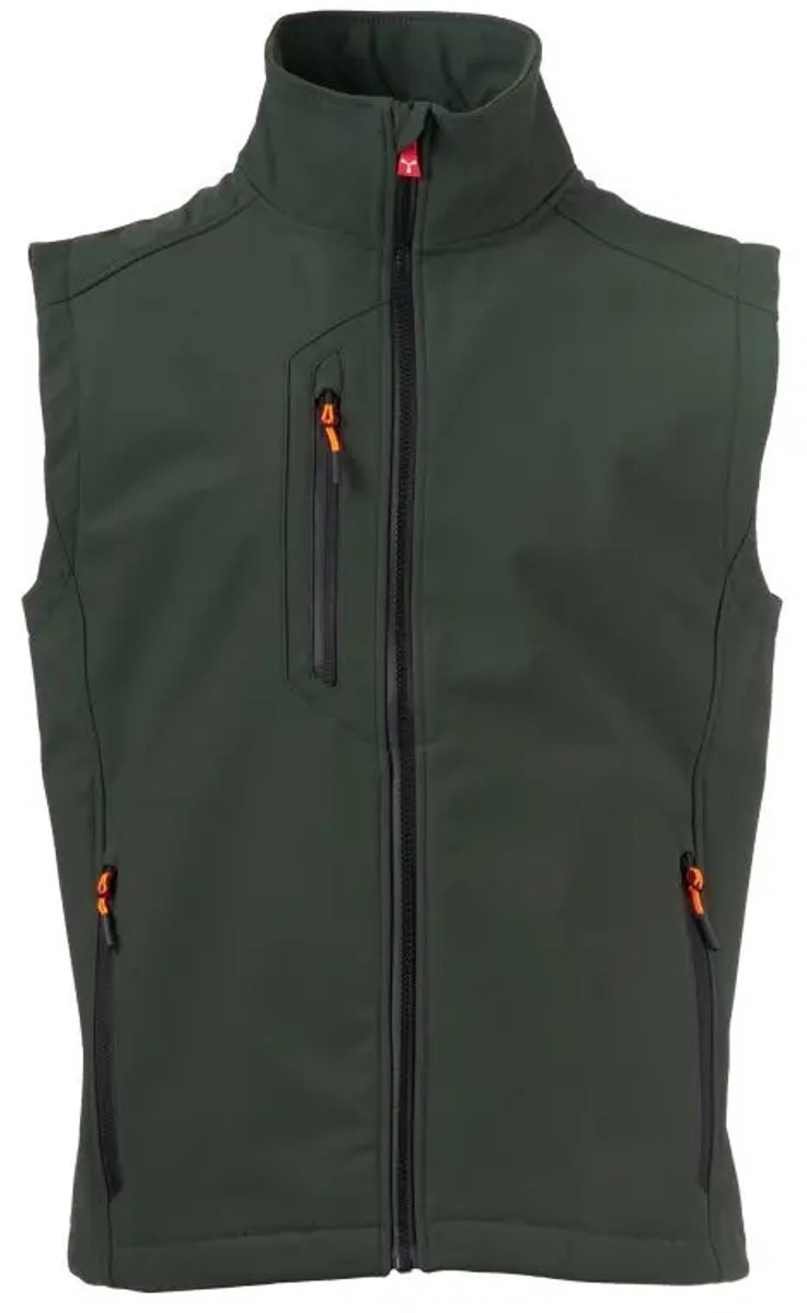 Mouwloze waterdichte jas Payper Wear Creek L.I.T. Bosgroen