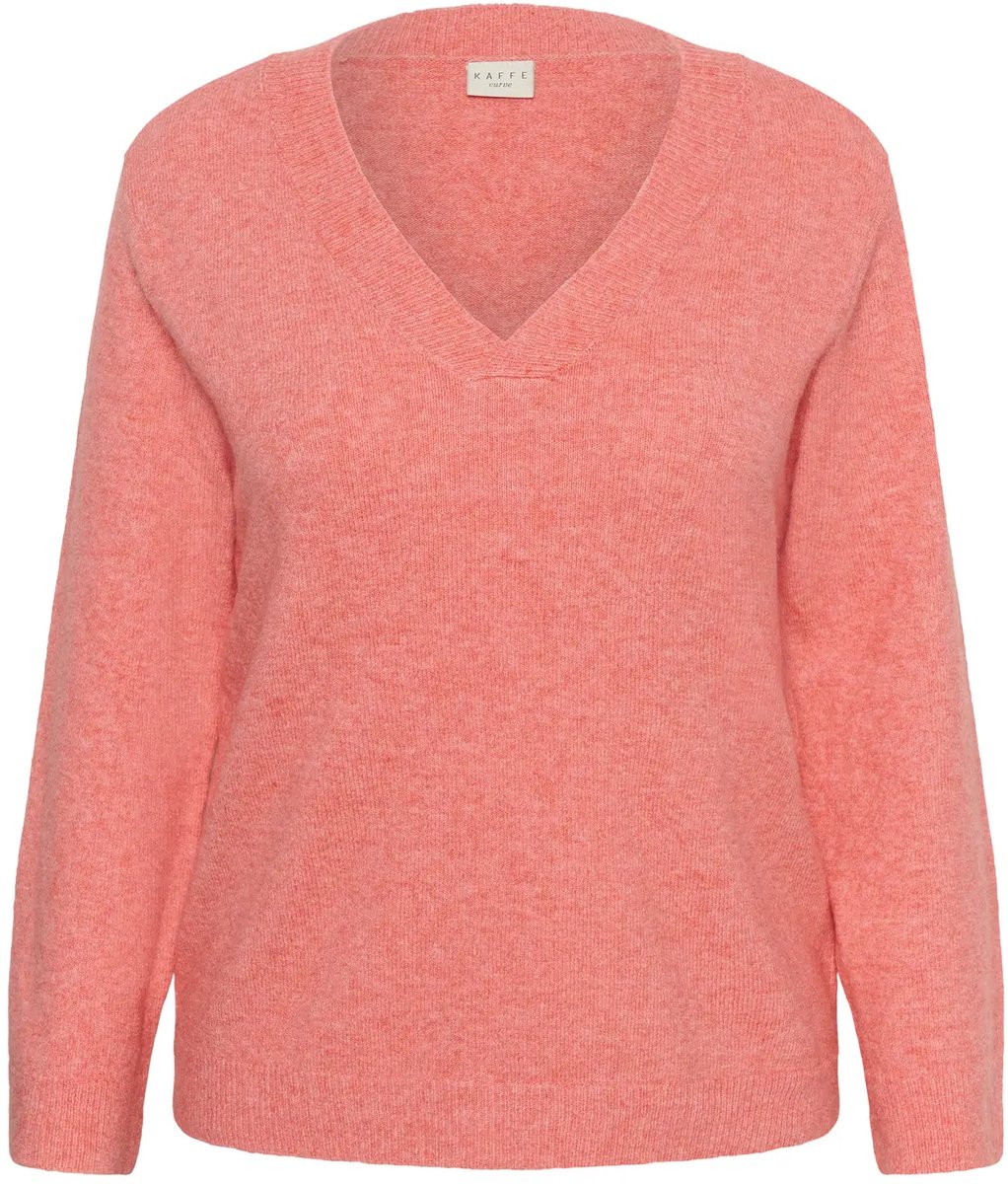 V-hals trui dames KAFFE Curve Cjilanda