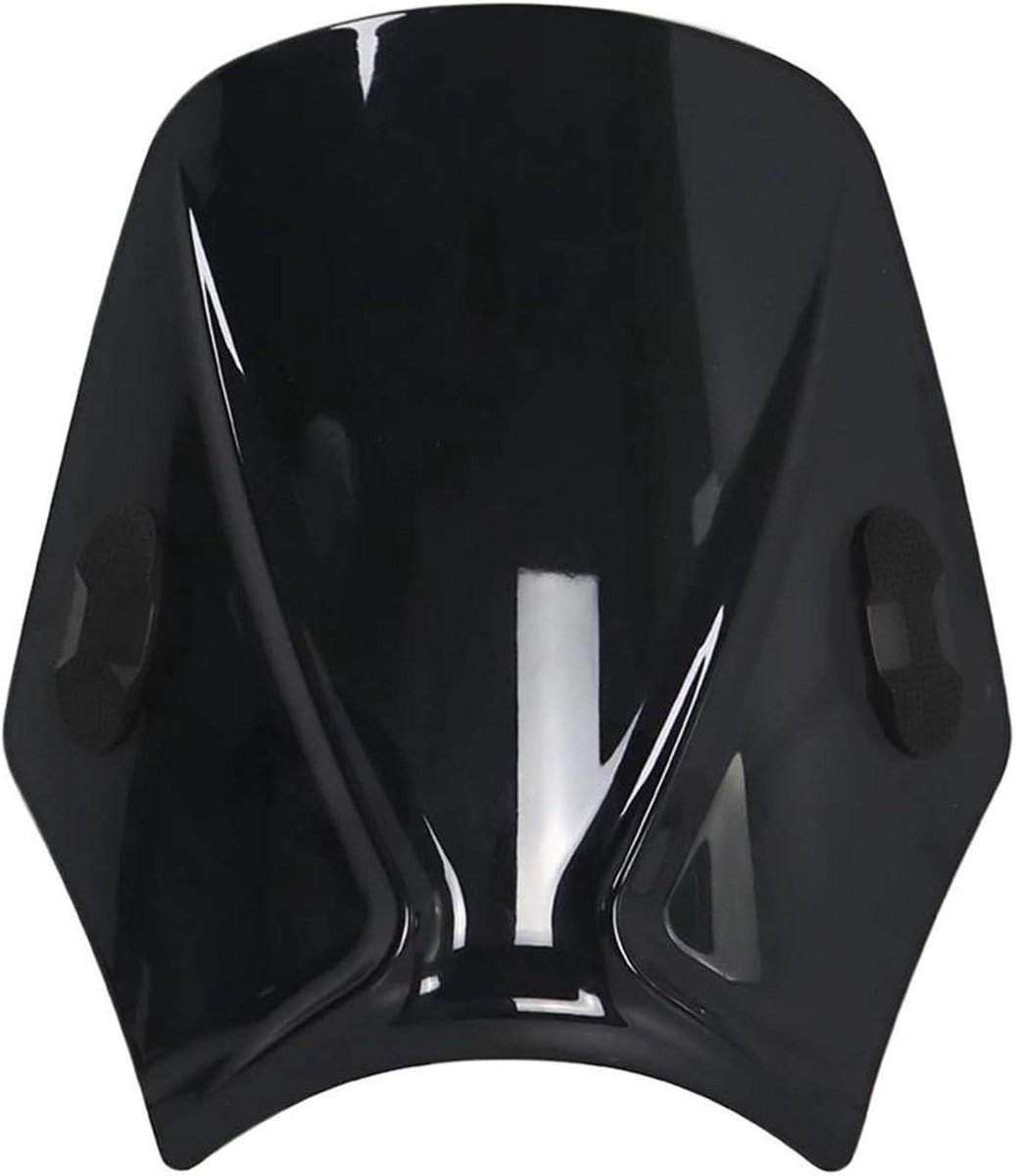 Motor Windscherm - Vizier Deflector - Comfortabel Rijden - Universele Pasvorm - 22-28mm - Zwart