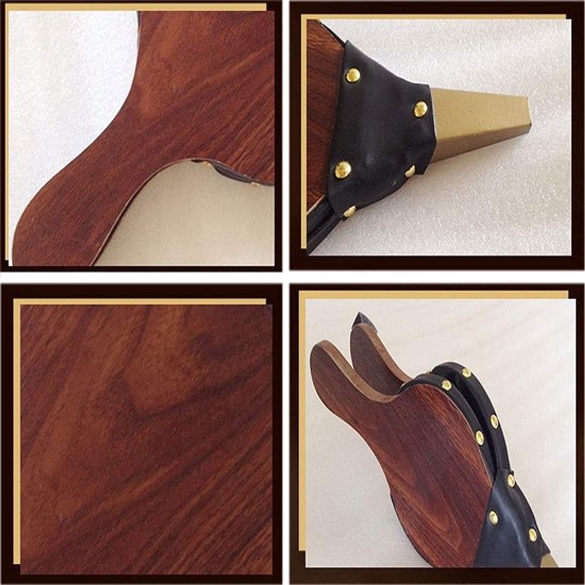 Houten Blaasbalg voor vuur, open haard en barbecue - 30,5 x 12,5 cm - Outdoor koken picknick - Duurzaam en handig